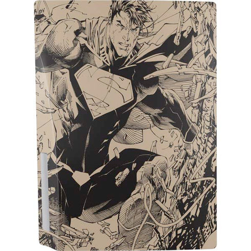 DC Comics Superman Unchained #1 Original Cover Pencils PS5 Console Skin