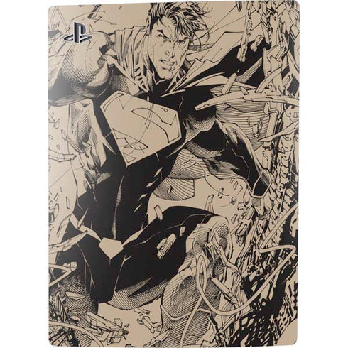DC Comics Superman Unchained #1 Original Cover Pencils PS5 Digital Edition Console Skin