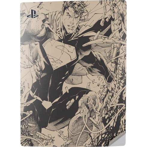 DC Comics Superman Unchained #1 Original Cover Pencils PS5 Digital Edition Console Skin