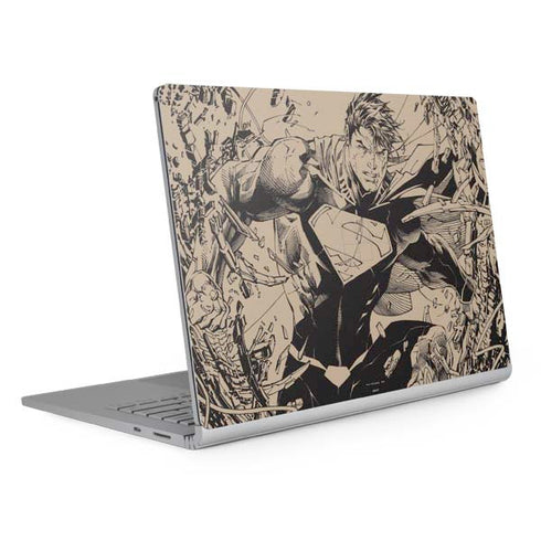 DC Comics Superman Unchained #1 Original Cover Pencils Surface Book 2 15in Skin