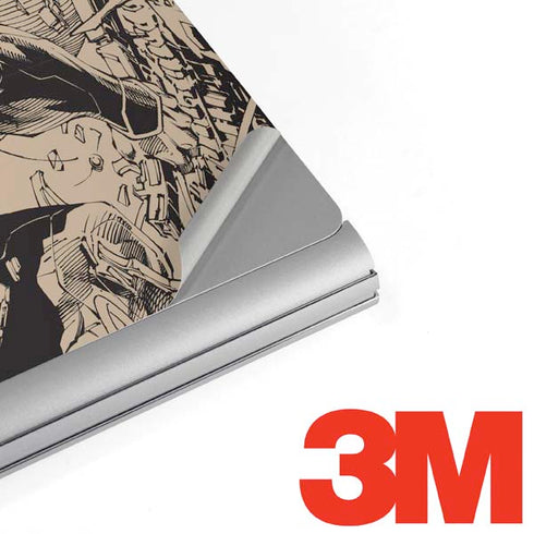 DC Comics Superman Unchained #1 Original Cover Pencils Surface Book 2 15in Skin