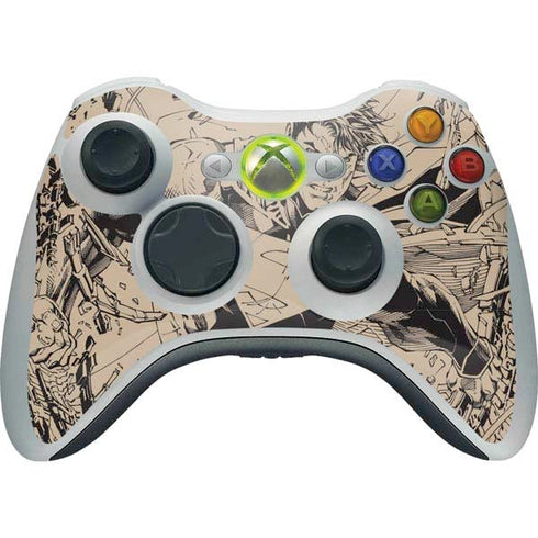 DC Comics Superman Unchained #1 Original Cover Pencils Xbox 360 Wireless Controller Skin