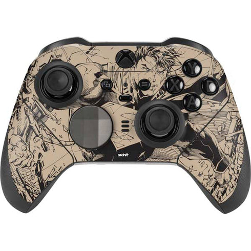 DC Comics Superman Unchained #1 Original Cover Pencils Xbox Elite Wireless Controller Series 2 Skin