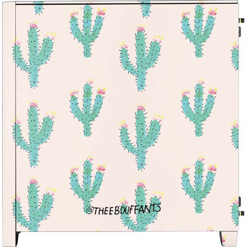 Bouffants and Broken Hearts Cacti 3 Corsair 4000D Tempered Glass Mid-Tower ATX Case Skin