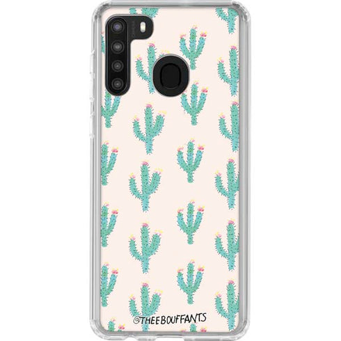 Bouffants and Broken Hearts Cacti 3 Galaxy A21 Clear Case