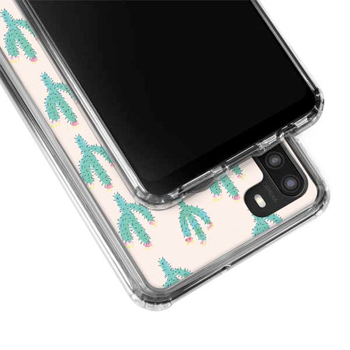 Bouffants and Broken Hearts Cacti 3 Galaxy A21 Clear Case