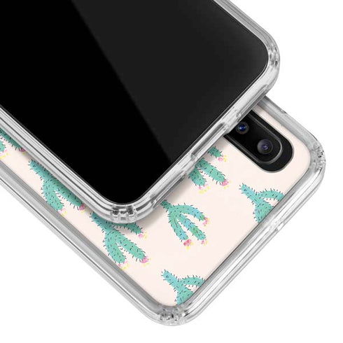 Bouffants and Broken Hearts Cacti 3 Galaxy A30 Clear Case