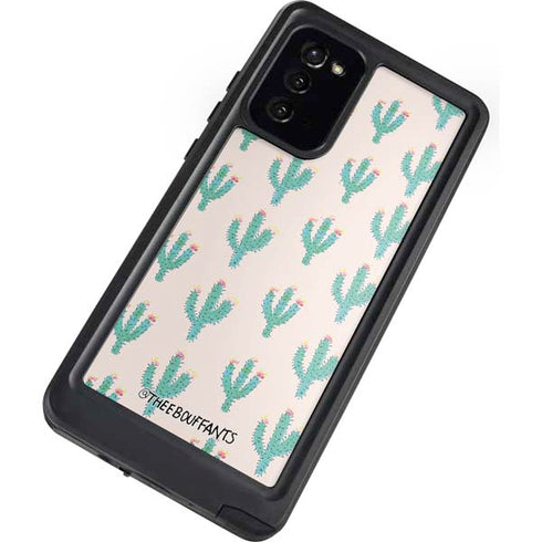 Bouffants and Broken Hearts Cacti 3 Galaxy Note20 5G Waterproof Case