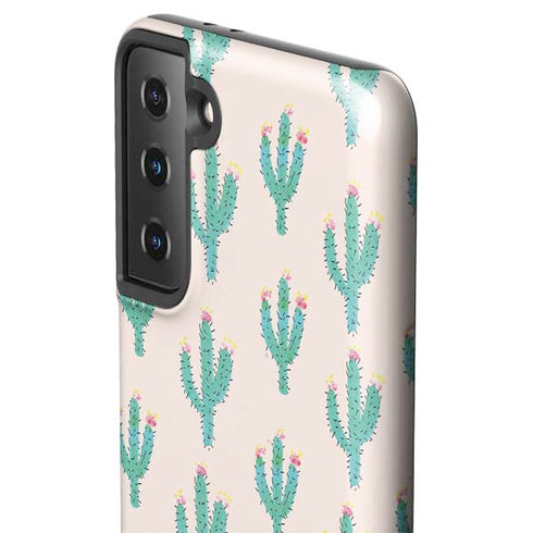Bouffants and Broken Hearts Cacti 3 Galaxy S21 FE Pro Case