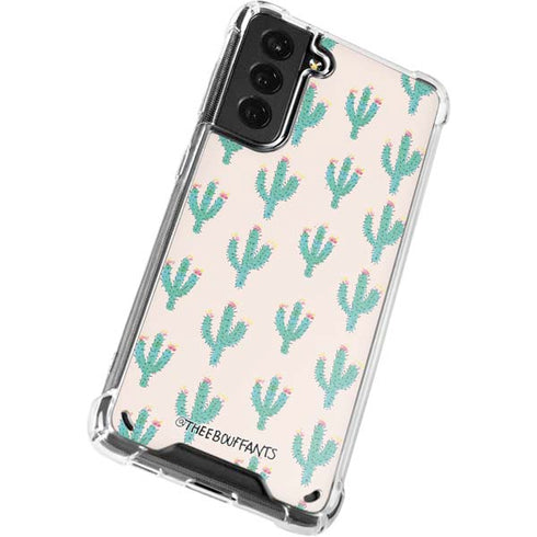 Bouffants and Broken Hearts Cacti 3 Galaxy S21 Plus 5G Clear Case
