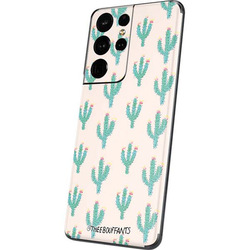 Bouffants and Broken Hearts Cacti 3 Galaxy S21 Ultra 5G Skin