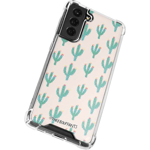 Bouffants and Broken Hearts Cacti 3 Galaxy S22 Plus Clear Case