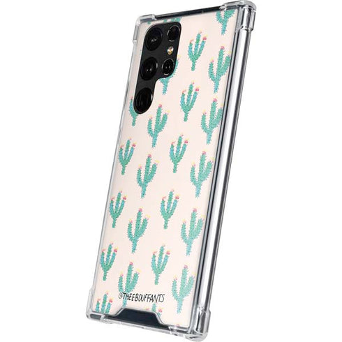 Bouffants and Broken Hearts Cacti 3 Galaxy S22 Ultra Clear Case