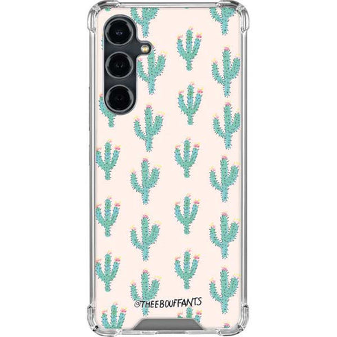 Bouffants and Broken Hearts Cacti 3 Galaxy S23 FE Clear Case