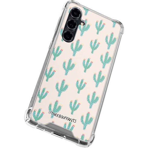 Bouffants and Broken Hearts Cacti 3 Galaxy S23 FE Clear Case