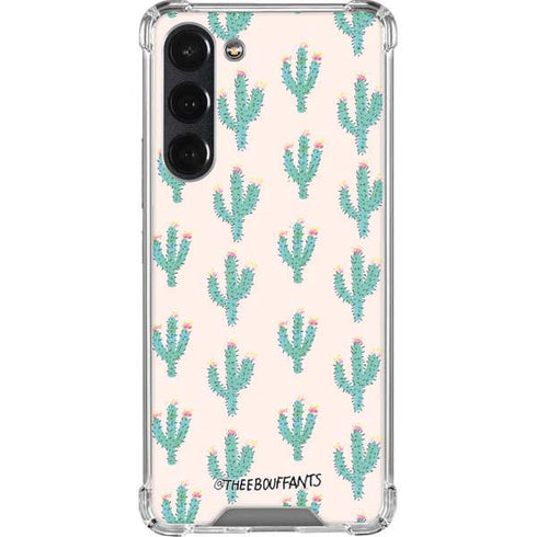 Bouffants and Broken Hearts Cacti 3 Galaxy S23 Plus Clear Case