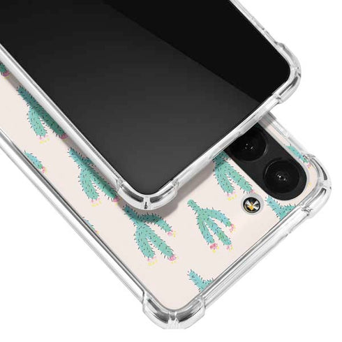 Bouffants and Broken Hearts Cacti 3 Galaxy S23 Plus Clear Case