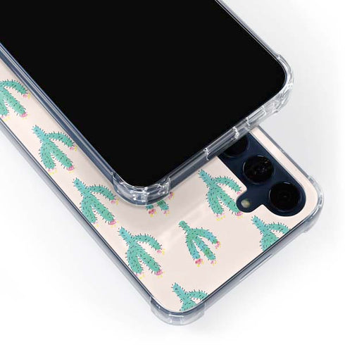 Bouffants and Broken Hearts Cacti 3 Galaxy S24 Clear Case