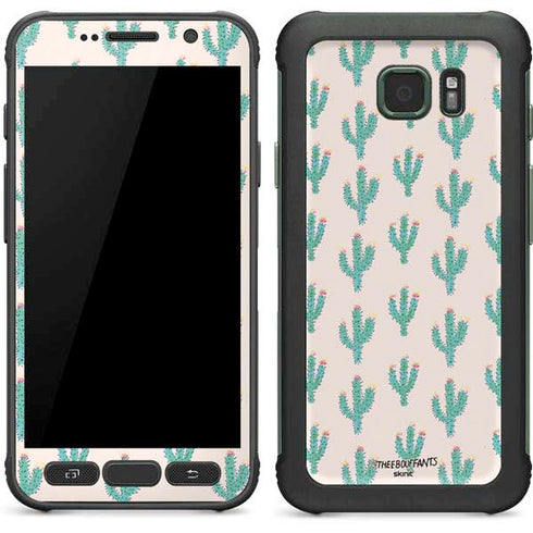 Bouffants and Broken Hearts Cacti 3 Galaxy S7 Active Skin