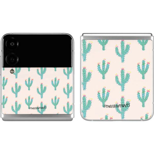 Bouffants and Broken Hearts Cacti 3 Galaxy Z Flip4 5G Skin