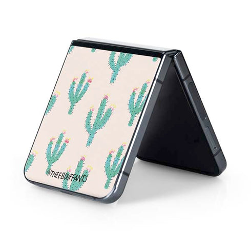 Bouffants and Broken Hearts Cacti 3 Galaxy Z Flip5 5G Skin