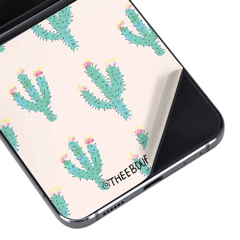 Bouffants and Broken Hearts Cacti 3 Galaxy Z Flip5 5G Skin