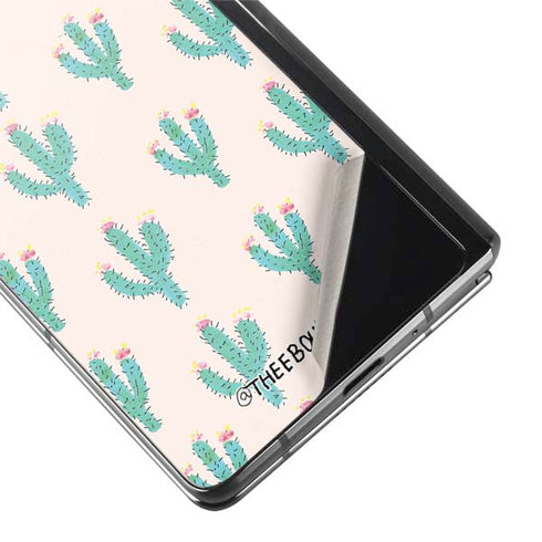 Bouffants and Broken Hearts Cacti 3 Galaxy Z Fold2 5G Skin