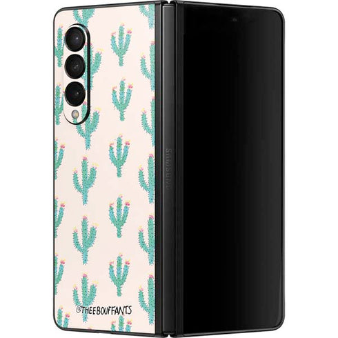 Bouffants and Broken Hearts Cacti 3 Galaxy Z Fold3 5G Skin