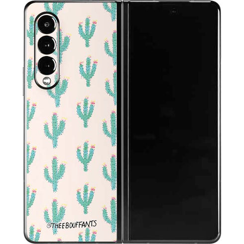 Bouffants and Broken Hearts Cacti 3 Galaxy Z Fold3 5G Skin