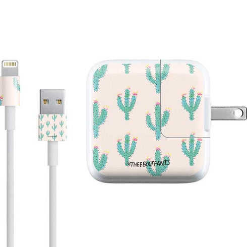 Bouffants and Broken Hearts Cacti 3 iPad Charger (10W USB) Skin