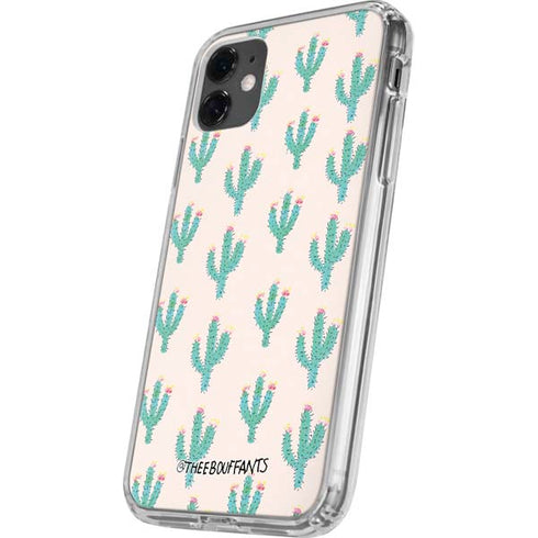 Bouffants and Broken Hearts Cacti 3 iPhone 11 Clear Case