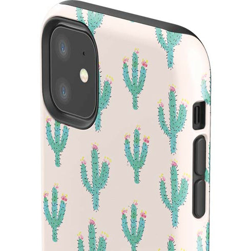 Bouffants and Broken Hearts Cacti 3 iPhone 11 Impact Case