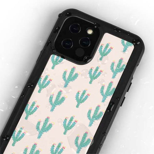 Bouffants and Broken Hearts Cacti 3 iPhone 12 Pro Waterproof Case