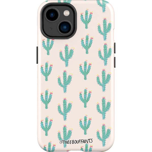 Bouffants and Broken Hearts Cacti 3 iPhone 15 Plus Impact Case