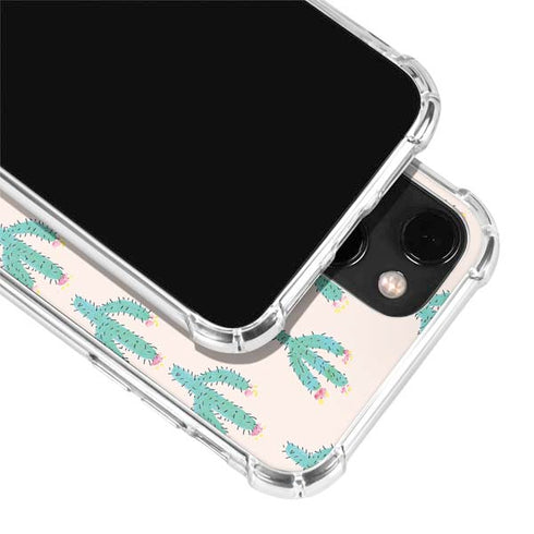 Bouffants and Broken Hearts Cacti 3 iPhone 14 Plus Clear Case