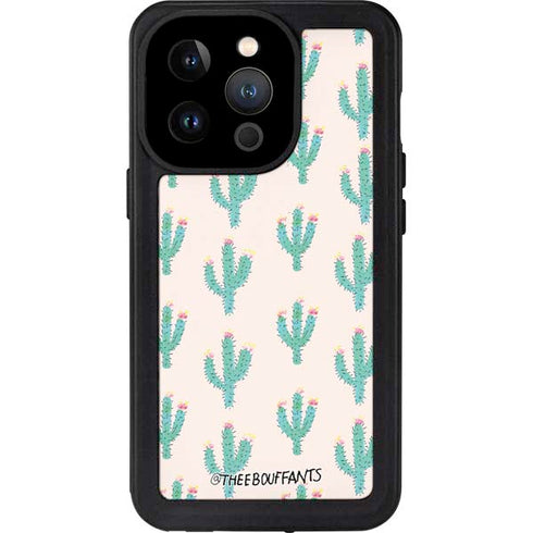 Bouffants and Broken Hearts Cacti 3 iPhone 14 Pro Waterproof Case