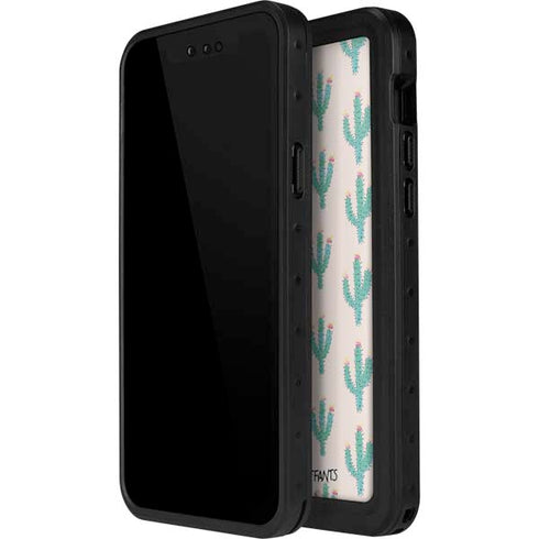 Bouffants and Broken Hearts Cacti 3 iPhone 14 Pro Waterproof Case