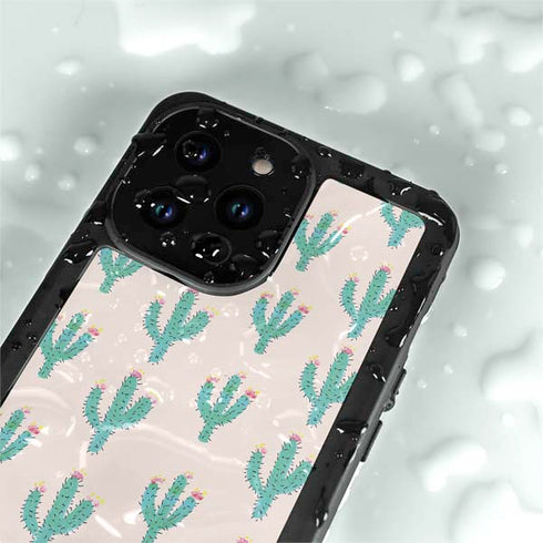 Bouffants and Broken Hearts Cacti 3 iPhone 15 Pro Waterproof Case