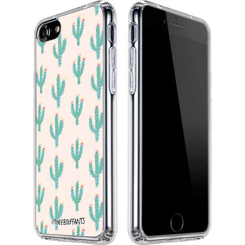 Bouffants and Broken Hearts Cacti 3 iPhone SE (2nd & 3rd Gen) Clear Case