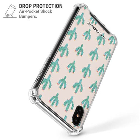 Bouffants and Broken Hearts Cacti 3 iPhone XS Max Clear Case