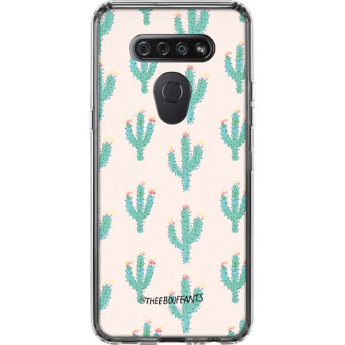 Bouffants and Broken Hearts Cacti 3 LG K51/Q51 Clear Case