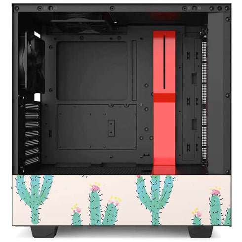 Bouffants and Broken Hearts Cacti 3 NZXT H510 Compact ATX Mid-Tower Case Skin