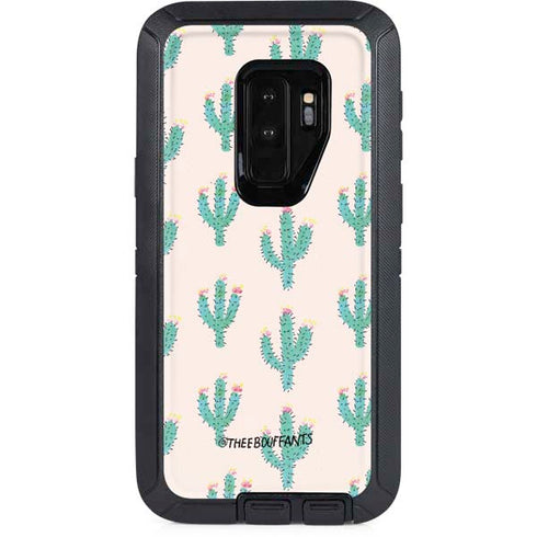 Bouffants and Broken Hearts Cacti 3 Otterbox Defender Galaxy Skin