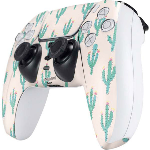 Bouffants and Broken Hearts Cacti 3 PS5 Controller Skin