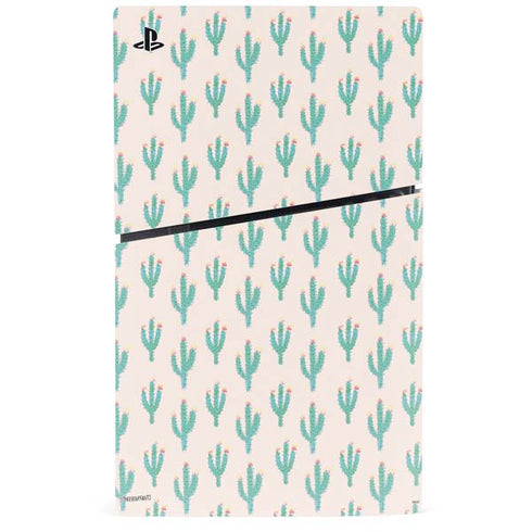 Bouffants and Broken Hearts Cacti 3 PS5 Slim Disk Console Skin