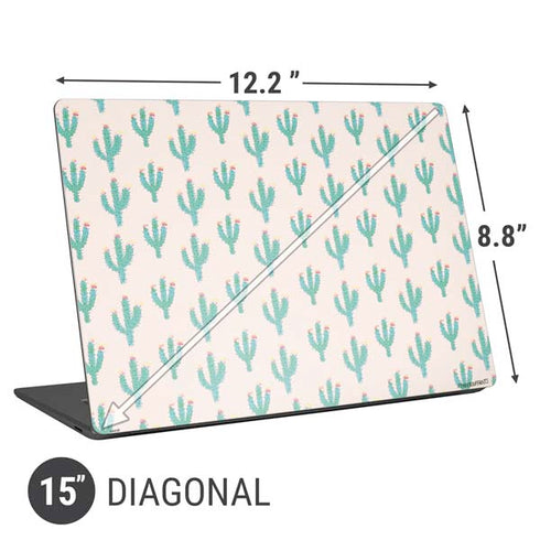 Bouffants and Broken Hearts Cacti 3 Universal Laptop 15in (12.2 x 8.8in) Skin
