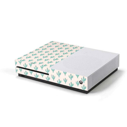 Bouffants and Broken Hearts Cacti 3 Xbox One S Console Skin