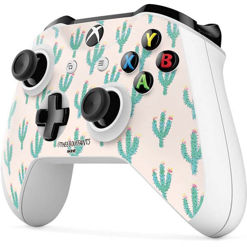 Bouffants and Broken Hearts Cacti 3 Xbox One S Controller Skin