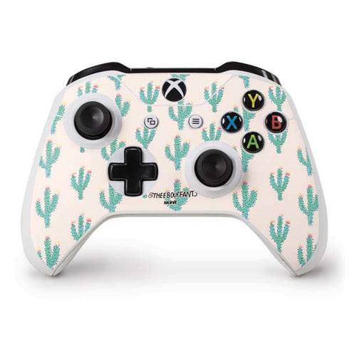 Bouffants and Broken Hearts Cacti 3 Xbox One S Controller Skin