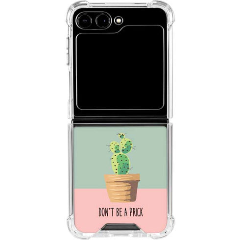 Cactus Prick Galaxy Z Flip5 5G Clear Case